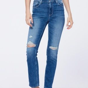 Paige skinny jeans  distressing 25